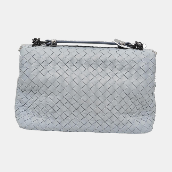 Authenticated pre-owned Olimpia Lambskin Blue - Shoulder Bag at Looply