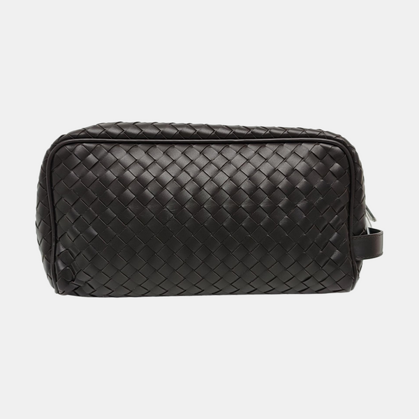 Calfskin Clutch Brown
