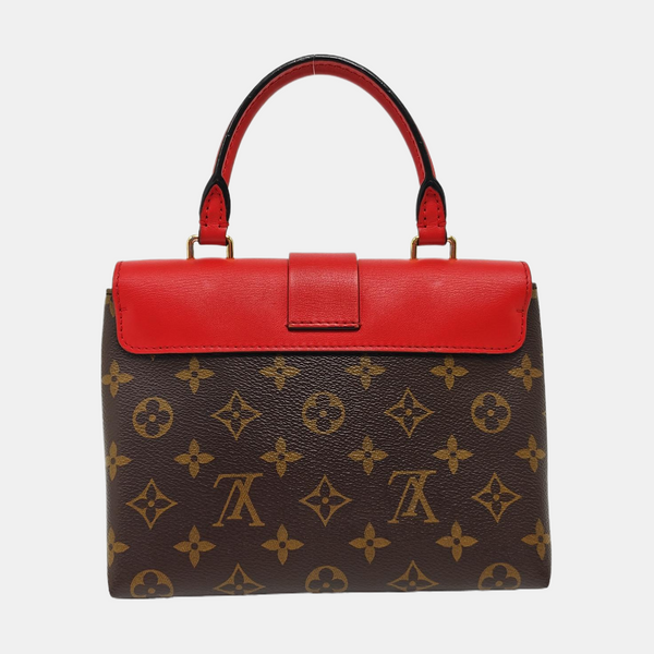 LOCKY BB Monogram Coated Canvas Red
