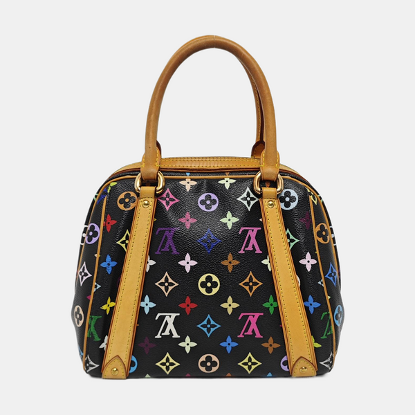 LV × TM PRISCILLA Monogram Coated Canvas Black