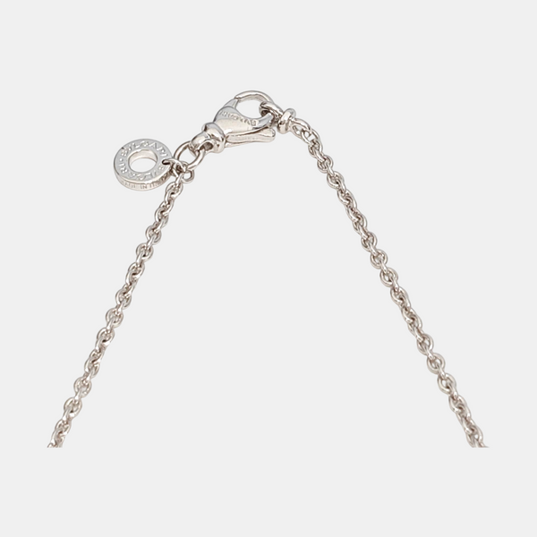 Conjunto de joyas Tondo Sun Sole Charm de plata y oro blanco de 18k