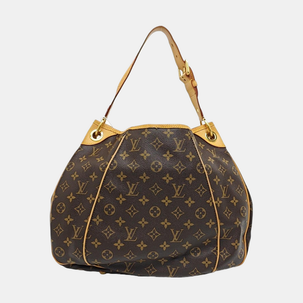 GALLIERA PM Monogram Coated Canvas Brown