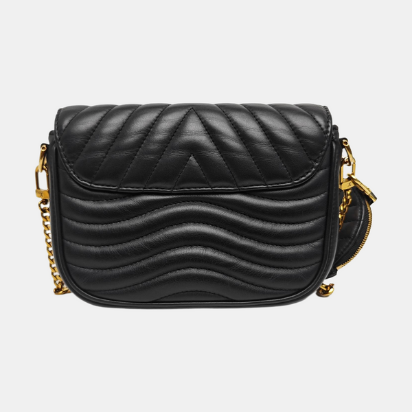 NEW WAVE Quilted Calfskin Black