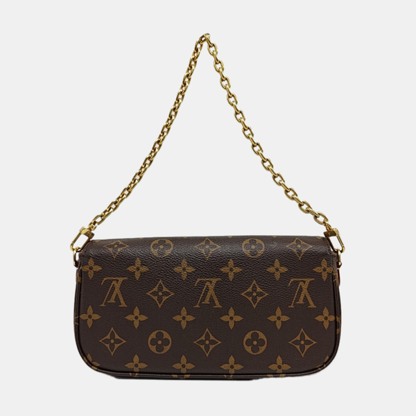 IVY Monogram Coated Canvas Brown