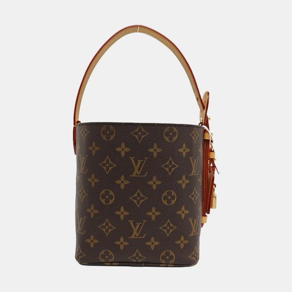 ALL IN Monogram Coated Canvas Brown