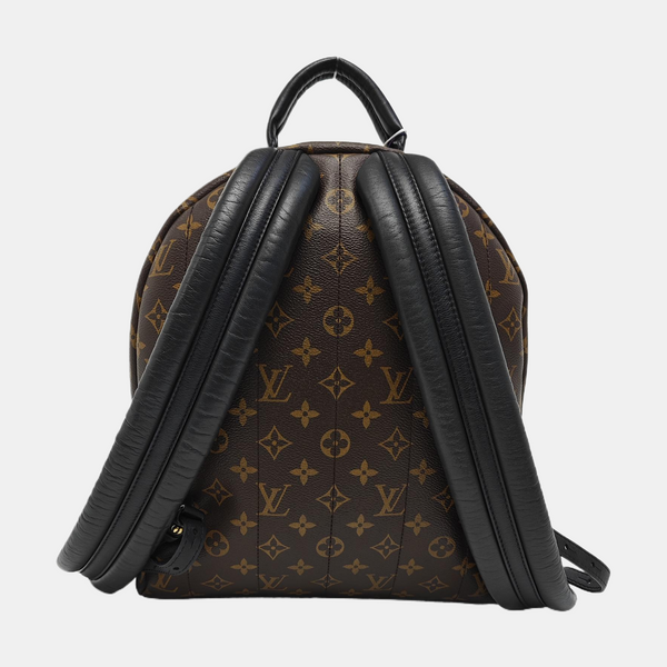 Monogram Coated Canvas Backpack Brown