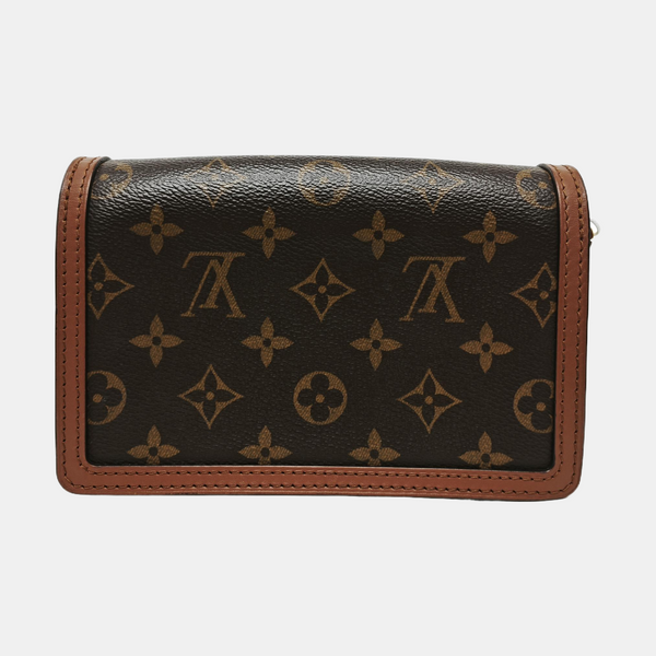 DAUPHINE WOC Monogram Coated Canvas Brown