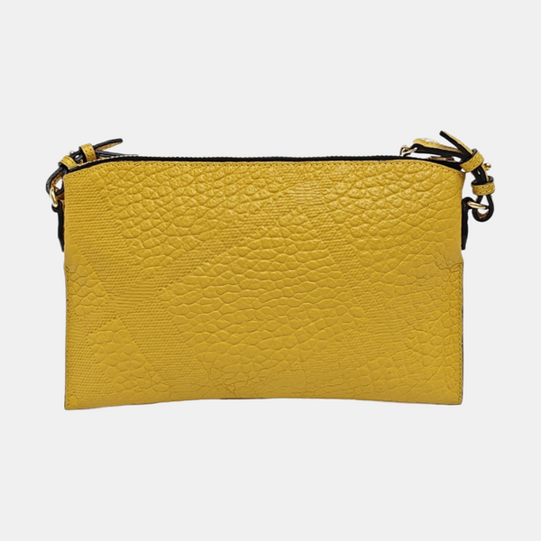 Calfskin Shoulder Bag Yellow