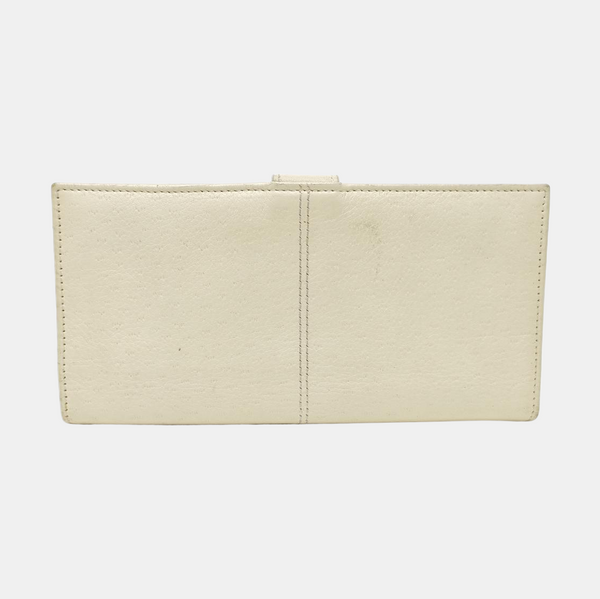 Calfskin Wallet White