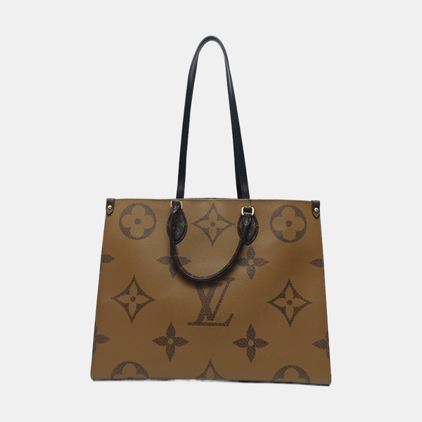 ONTHEGO GM Monogram Coated Canvas Brown