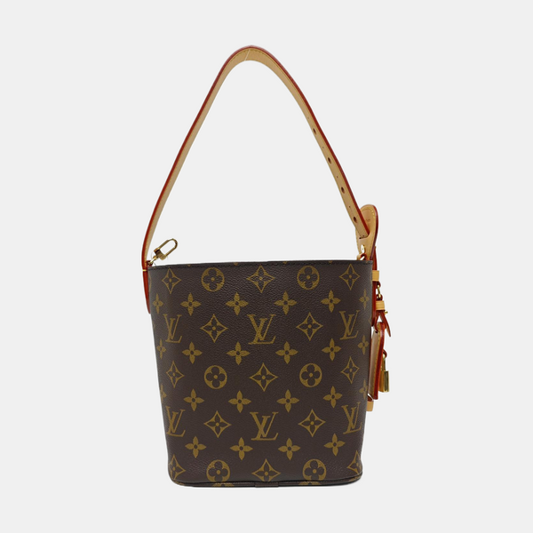 ALL IN Monogram Coated Canvas Brown