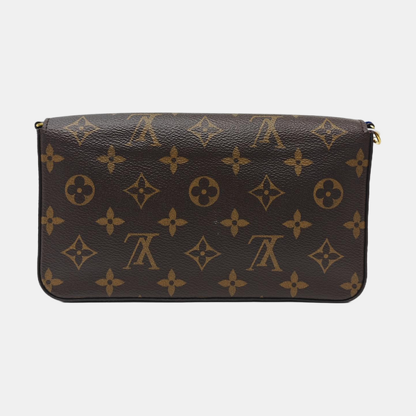 FÉLICIE Monogram Coated Canvas Brown