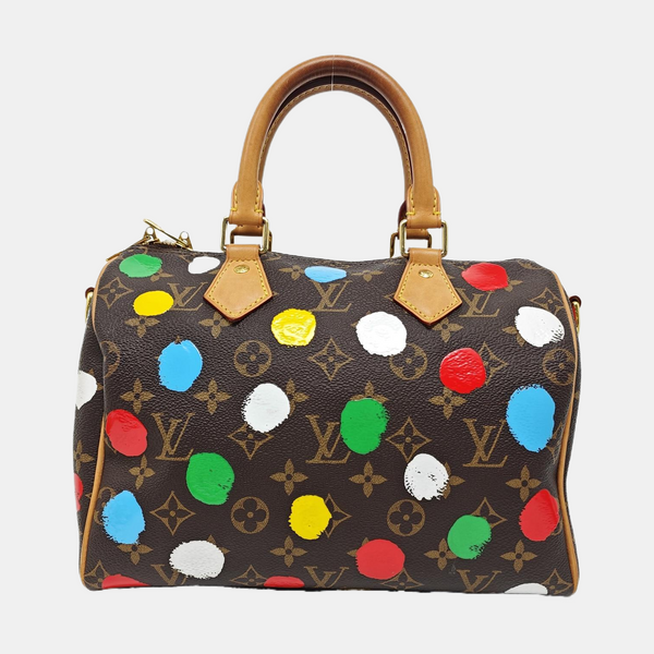 SPEEDY 25 Monogram Coated Canvas Brown