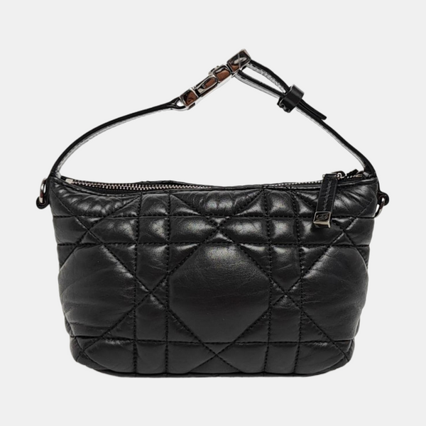 Diortravel Nomad Pequeño Cannage Piel de Becerro Negra