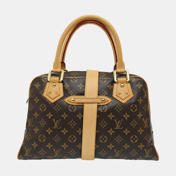 MANHATTAN GM Monogram Coated Canvas Brown