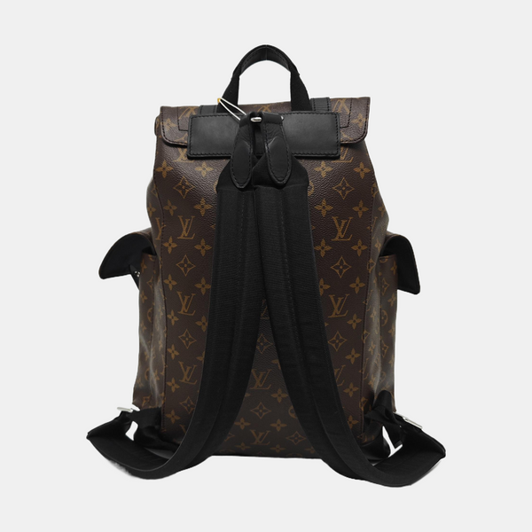 CHRISTOPHER MM Monogram Coated Canvas Brown