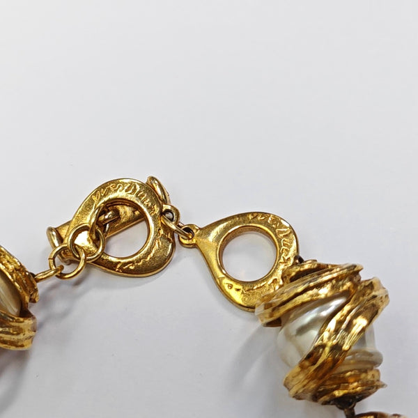 Heart Metal Gold Bracelet