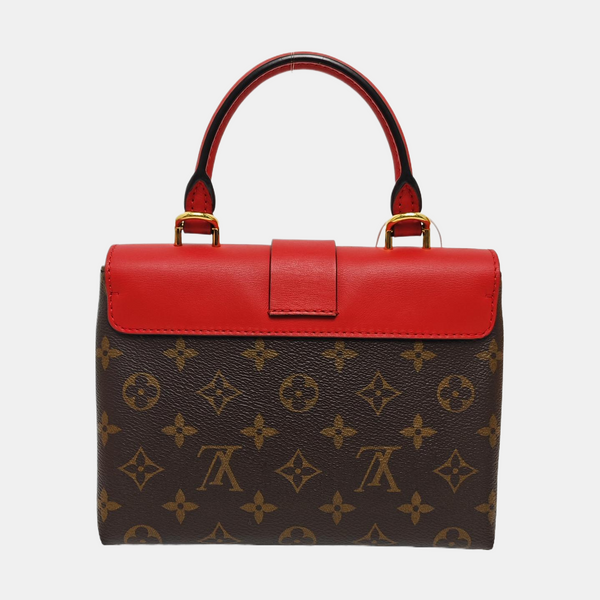 LOCKY BB Monogram Coated Canvas Red