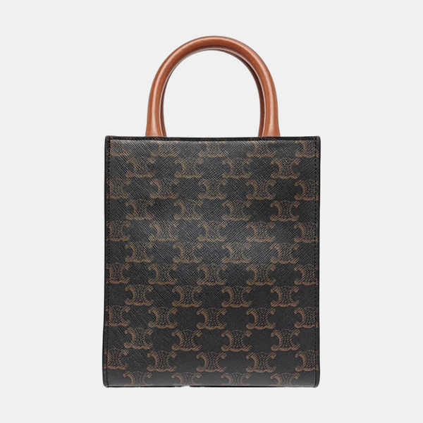 CABAS CELINE Mini Coated Canvas Brown