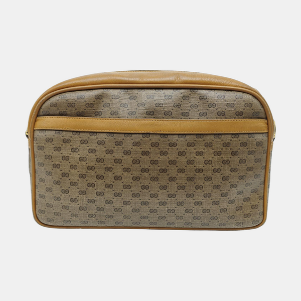 Monogram Coated Canvas Shoulder Bag Brown