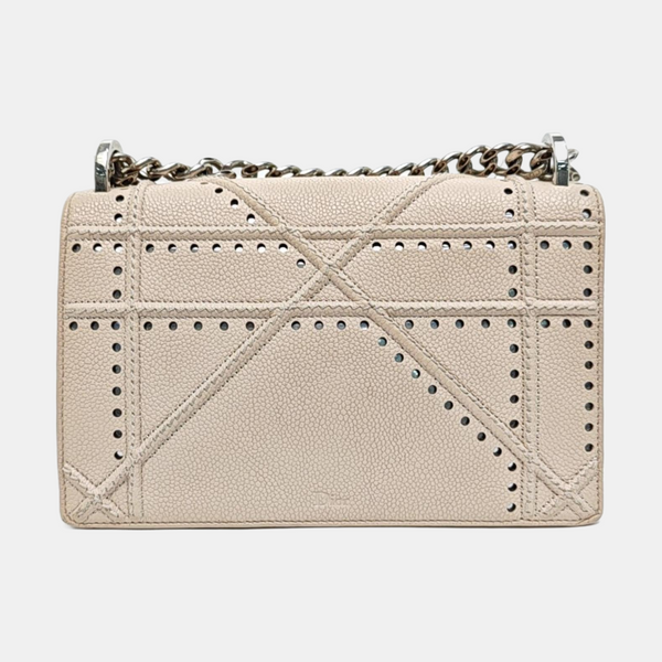 Cannage Calfskin Crossbody Bag Pink