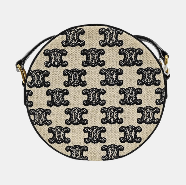 Fabric Shoulder Bag White