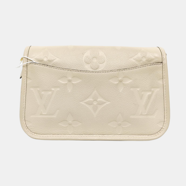 DIANE Monogram Calfskin Beige