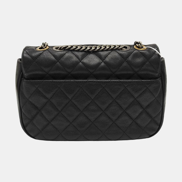 Caviar Quilted Grained Calfskin Black