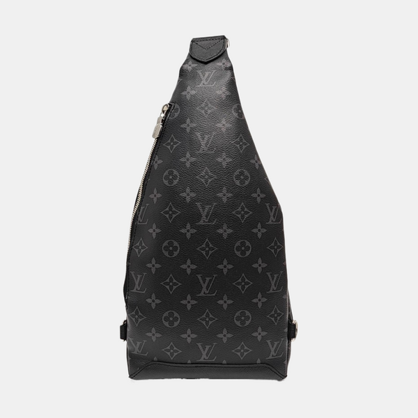 DUO Monogram Coated Canvas Black