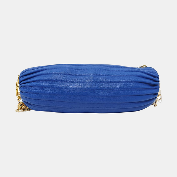 Bracelet Pouch Mini Lambskin Blue