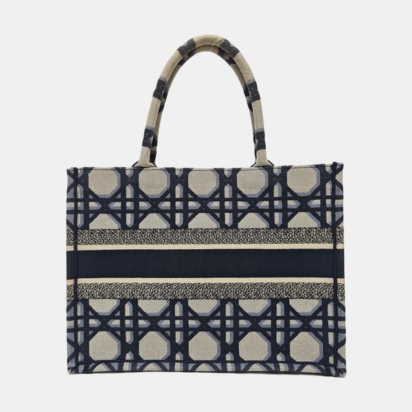 Book Tote Medium Canvas Blue