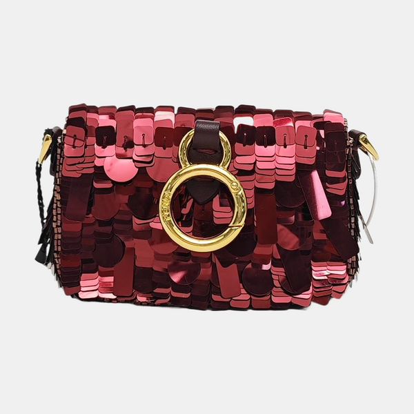 Baguette Super Mini Lentejuelas Rojo
