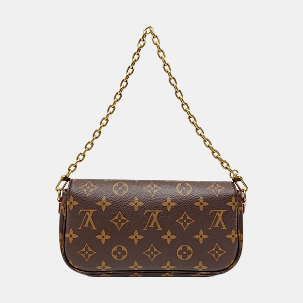 IVY Monogram Coated Canvas Brown