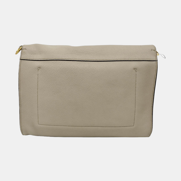 Calfskin Shoulder Bag Gray