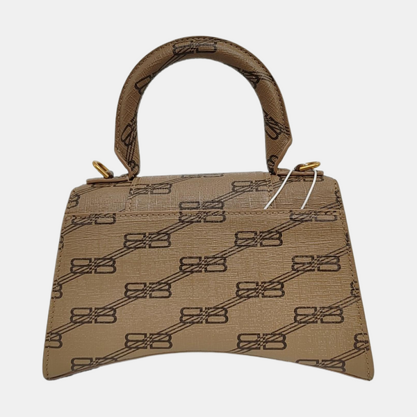 Hourglass XS Coated Canvas Brown