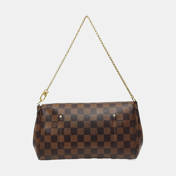 FAVORITE PM Damier Ebene Coated Canvas Brown