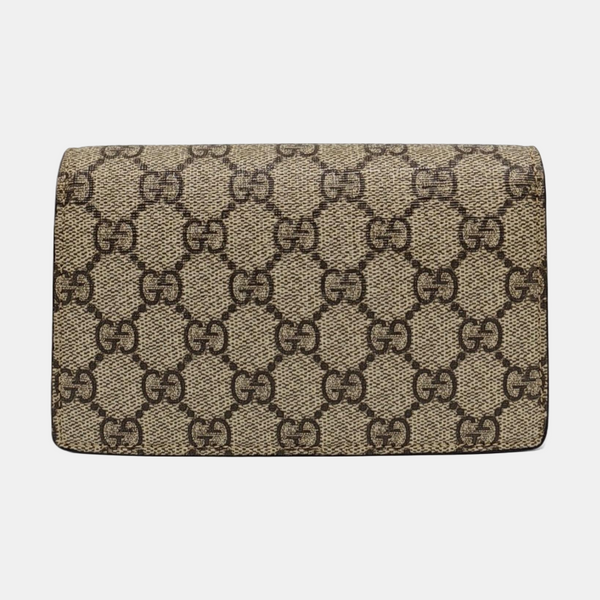 Dionysus Super Mini Monogram Coated Canvas Beige