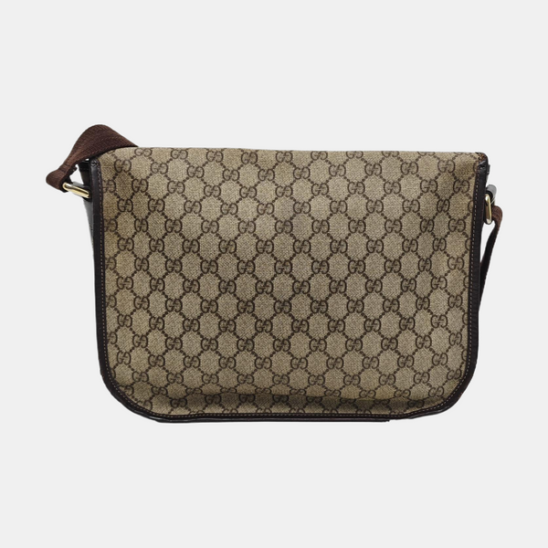 GG Imprime Monogram Coated Canvas Brown