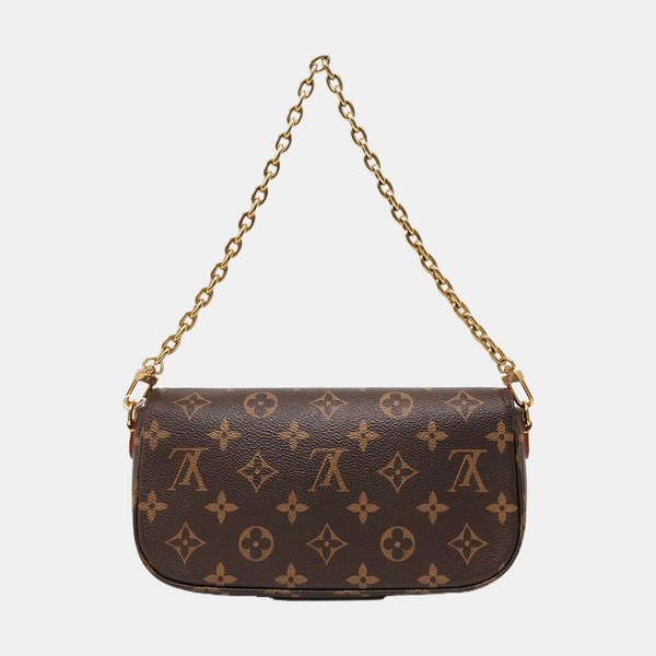 IVY Monogram Coated Canvas Brown