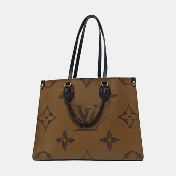 ONTHEGO MM Monogram Coated Canvas Brown