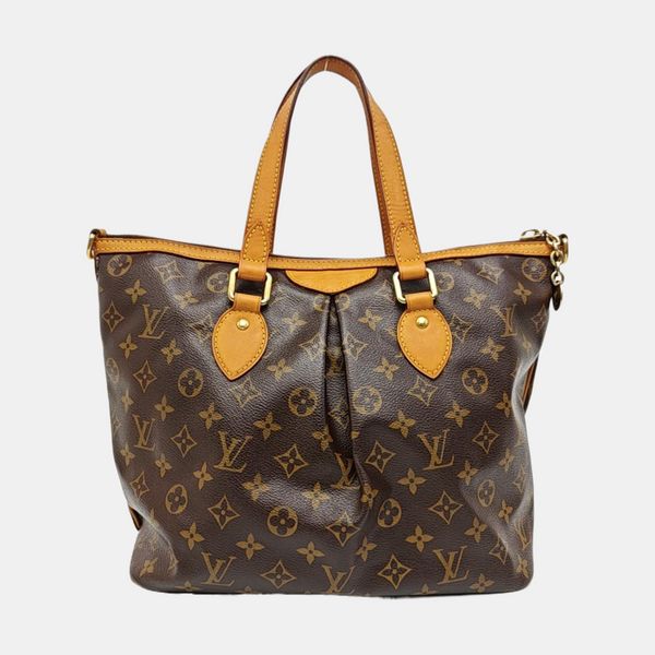 PALERMO PM Monogram Coated Canvas Brown