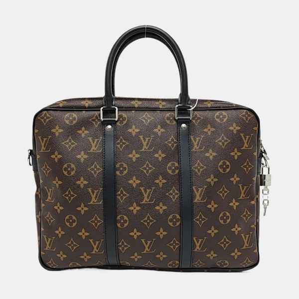 PORTE-DOCUMENTS PM Monogram Coated Canvas Brown