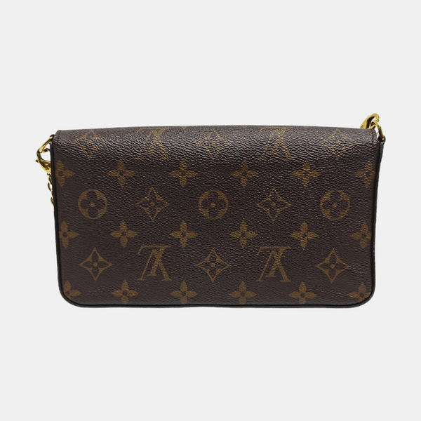 FÉLICIE Monogram Coated Canvas Brown