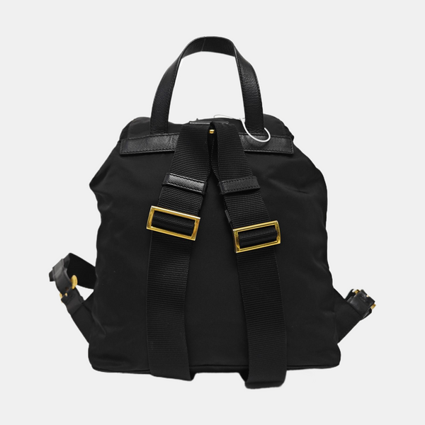Nylon Backpack Black