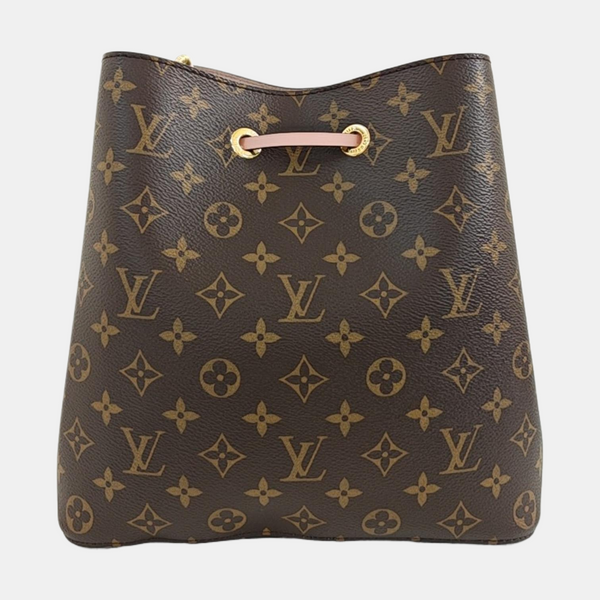 NÉONOÉ MM Monogram Coated Canvas Brown