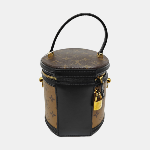 CANNES PM Monogram Coated Canvas Brown
