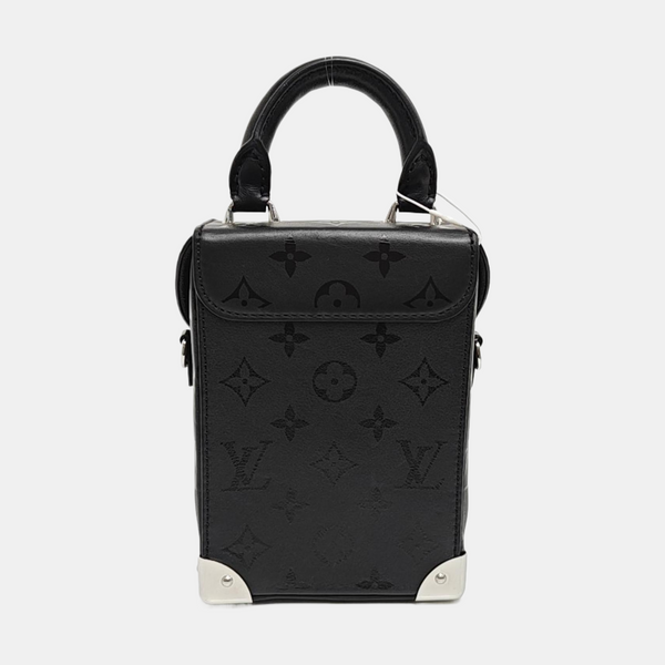 CAMERA BOX Monogram Calfskin Black