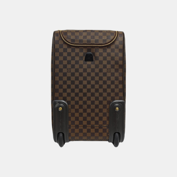 EOLE Damier Ebene Coated Canvas Brown