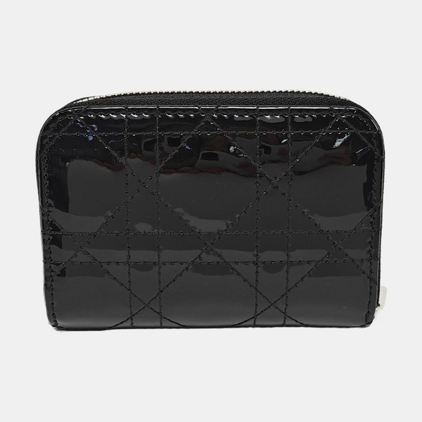 Lady Dior Cannage Patent Leather Black