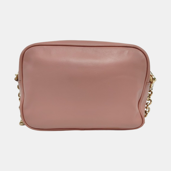 Authenticated pre-owned Gancini Calfskin Pink - Shoulder Bag at Looply